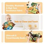 Jungly Tails Touch and Feel Baby Cloth Book