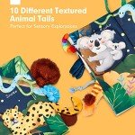 Jungly Tails Touch and Feel Baby Cloth Book
