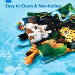 Jungly Tails Touch and Feel Baby Cloth Book