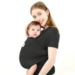 Acrabros Lightweight Hands-Free Baby Wrap Carrier