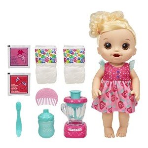 Baby Alive Strawberry Shake Doll with Blender Set
