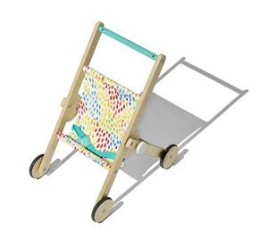 Buddy Stroller Wooden Toy for Pretend Play