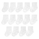 14-Pack Baby Cotton Stretch Socks - Unisex
