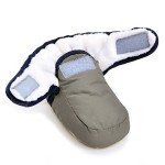 Enteer Infant Snow Boots Premium Soft Sole Anti-Slip Warm Winter Prewalker Toddler Boots (7-12months, dark grey)