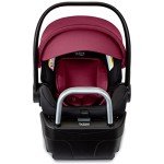 Britax Willow S Infant Car Seat with Alpine Base, ClickTight Technology, Rear Facing Car Seat with RightSize System, Ruby Onyx