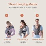 Ergobaby Embrace Soft Grey Baby Wrap Carrier