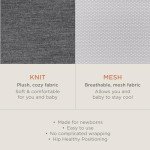 Ergobaby Embrace Soft Grey Baby Wrap Carrier