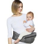 Ergonomic Baby Carrier with Hip Seat - Grey