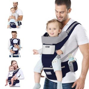 Dark Blue Baby Carrier for Newborns to Toddlers
