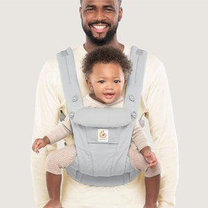 Ergobaby Omni Dream Soft Cotton Baby Carrier - Pearl Grey