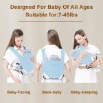 Cozy Baby Blue Carrier for Comfortable Wear