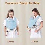 Cozy Baby Blue Carrier for Comfortable Wear