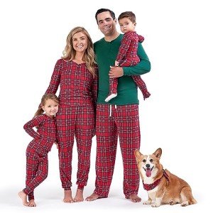 Gerber Baby Holiday Family Matching Pajamas, Red Plaid