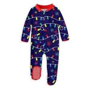 Christmas Footed Pajamas for Infants 3-6 Months