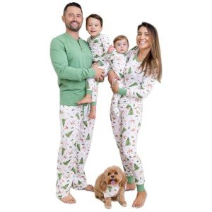 Family Matching Organic Cotton Holiday Pajama Sets