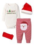 My First Christmas Baby Outfit Set (4PCS)