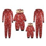 Matching Christmas Family Pajamas Deer Onesies Set