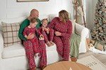 Gerber Toddler Holiday Matching Pajamas, Red Plaid 2T
