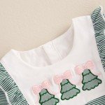 My First Christmas Baby Girl Long Sleeve Romper
