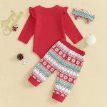 My First Christmas Baby Outfit with Headband