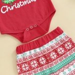 My First Christmas Baby Outfit with Headband