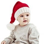 Santa Knitted Beanie Hat for Toddlers and Babies