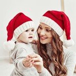 Santa Knitted Beanie Hat for Toddlers and Babies