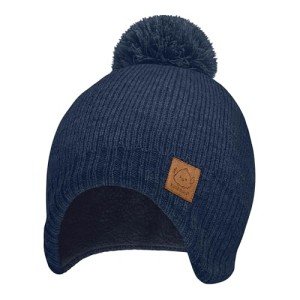 Cozy Navy Baby Beanie for Boys and Girls