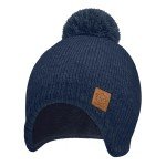 Cozy Navy Baby Beanie for Boys and Girls