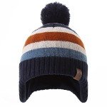 Cute Moon Kitty Winter Earflap Hats for Babies