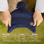 Cozy Navy Baby Beanie for Boys and Girls