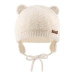 Cute Knitted Christmas Beanie for Infants 0-2Y