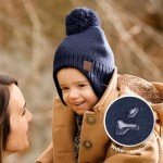Cozy Navy Baby Beanie for Boys and Girls