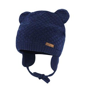 Cute Bear Earflap Baby Hat for Fall Winter