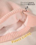 FURTALK Fleece Lined Beanie Hat for Girls