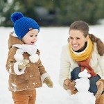 Cozy Pom Pom Knit Beanie for Infants and Toddlers