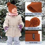 Zando Toddler Winter Beanie with Pom Pom