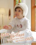 Warm Fleece-Lined Toddler Beanie Hat with Ear Flaps