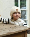 Warm Fleece-Lined Toddler Beanie Hat with Ear Flaps