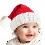 Cozy Knitted Santa Hat for Babies and Toddlers