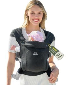 Ergonomic Baby Carrier with Head Support - Deep Grey