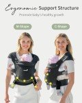 GROWNSY Ergonomic Baby Carrier for Newborns to Toddlers
