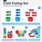 Hahaland 10-in-1 Montessori Toddler Fishing Game