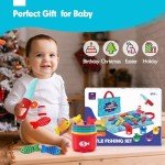Hahaland 10-in-1 Montessori Toddler Fishing Game