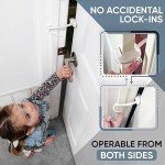 Child Proof Door Lock & Pinch Guard for Kids