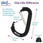 Stroller Hooks for Diaper Bags - 2 Pack