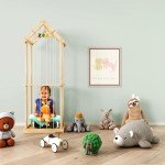 Zoo-Themed Stuffed Animal Storage Organizer for Kids