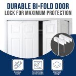 2-Pack Safety Bi-Fold Door Locks for Kids & Pets