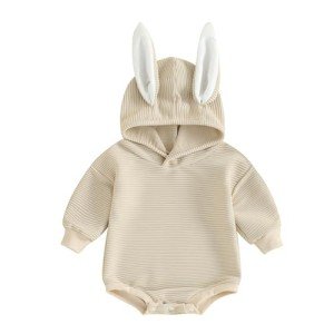 Baby Bunny Ears Easter Outfit for Newborns