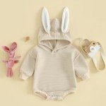 Baby Bunny Ears Easter Outfit for Newborns